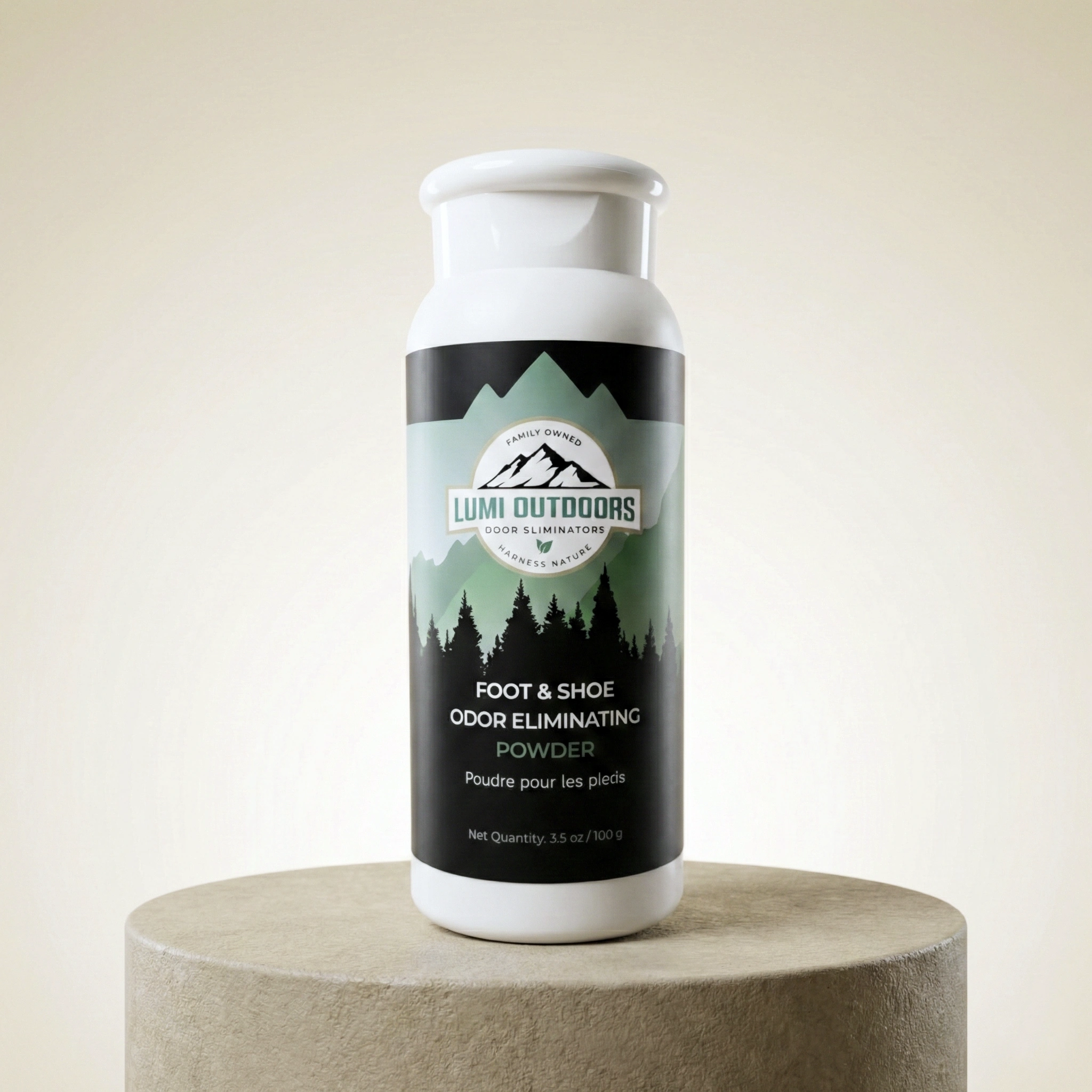 Natural Foot & Shoe Deodorizer Powder | Lemon